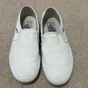 White Women’s Vans 7.5